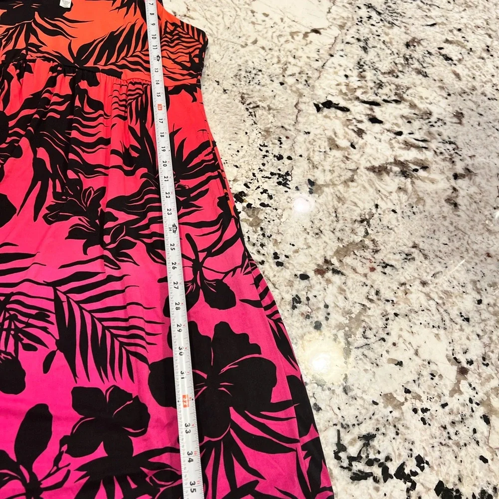 Soma Black and Orange Floral Dress - Picture 7 of 7